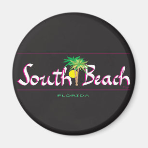 Imán Playa del sur hermosa - camiseta, FL