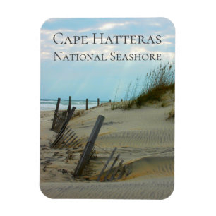 Imán Playa en la costa nacional de Hatteras del cabo,