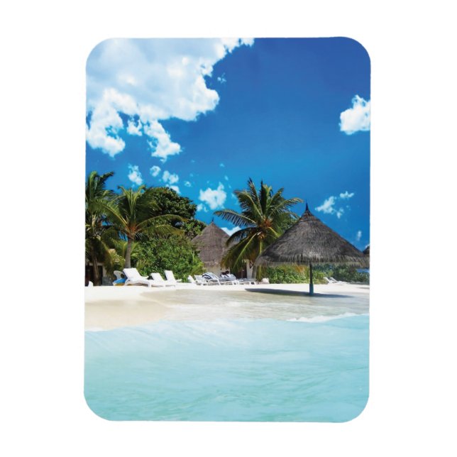 Imán Playa Exótica (Vertical)