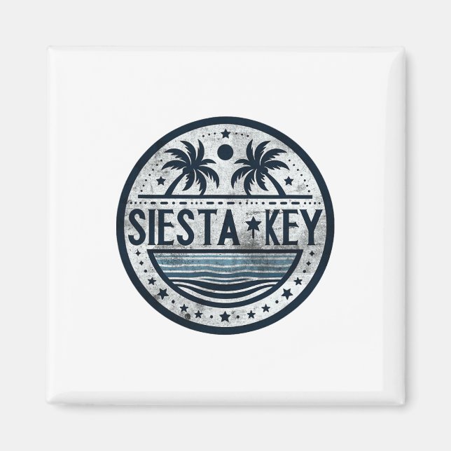 Imán Playa Fl Siesta Key Florida Siesta Beach (Frente)