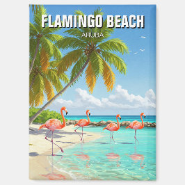 Imán Playa Flamingo en Aruba Travel