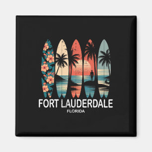 Imán Playa Fort Lauderdale Florida Surfboard Surfing Re