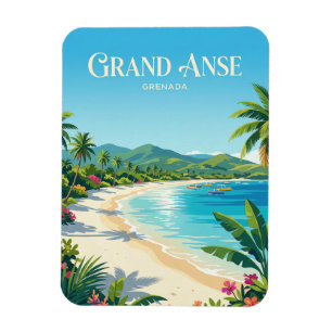 Imán Playa Grand Anse Granada