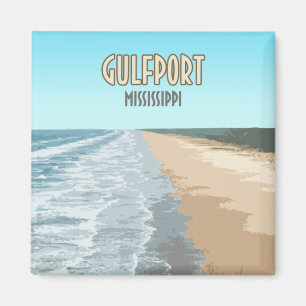 Imán Playa Gulfport Mississippi