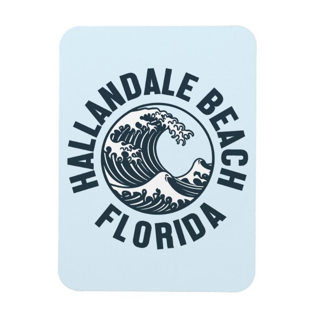 Imán Playa Hallandale, Florida (Vertical)