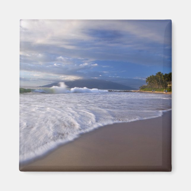 Imán Playa Kihei, Maui, Hawái, EE. UU. (Frente)