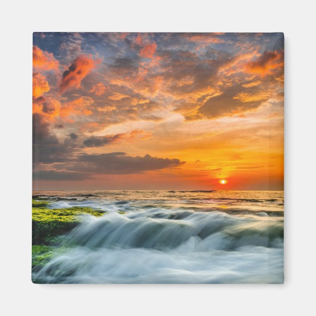 Imán Playa Manyar Al Amanecer (Frente)