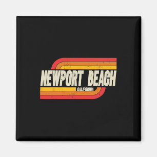 Imán Playa Newport California Ca Ciudad Vintage