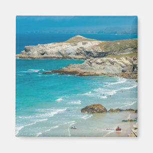 Imán Playa Newquay en Cornwall Norte