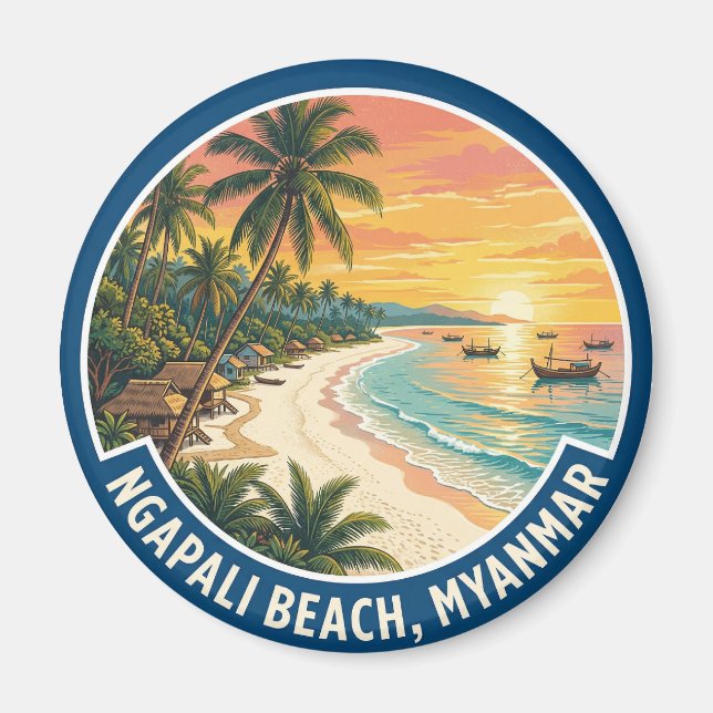 Imán Playa Ngapali Myanmar (Frente)
