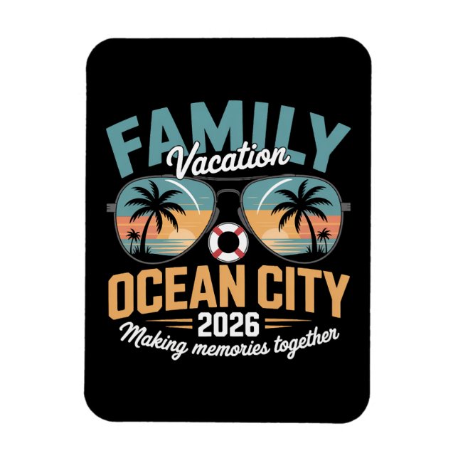Imán Playa Ocean City (Vertical)