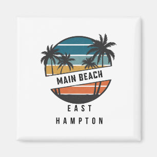Imán Playa principal retro East Hampton tabla de surf s