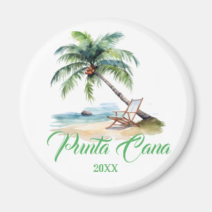 Imán Playa Punta Cana personalizada 