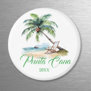 Imán Playa Punta Cana personalizada