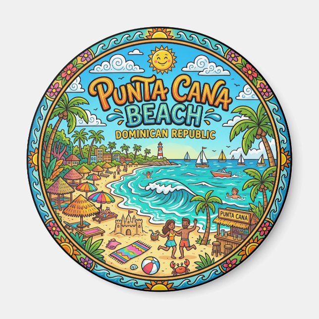 Imán Playa Punta Cana República Dominicana (Frente)