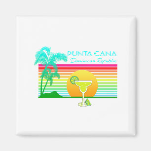 Imán Playa Retro Punta Cana Margarita