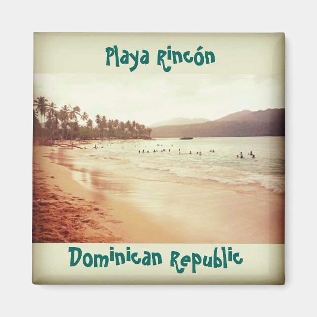 Imán Playa Rincón - Samaná, DR. (Frente)