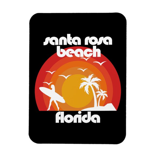Imán Playa Santa Rosa, Florida (Vertical)
