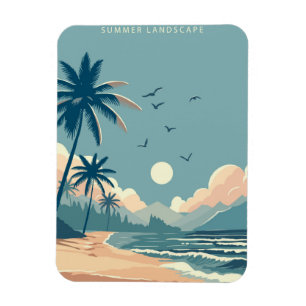Imán Playa tropical