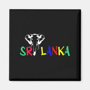 Imán Playa Verano Océano _ Sri Lanka Elefante _