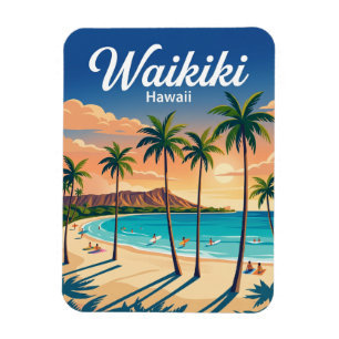 Imán Playa Waikiki EE. UU.