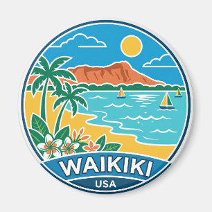 Imán Playa Waikiki Hawaii