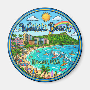 Imán Playa Waikiki Hawaii
