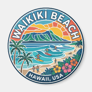 Imán Playa Waikiki Hawaii