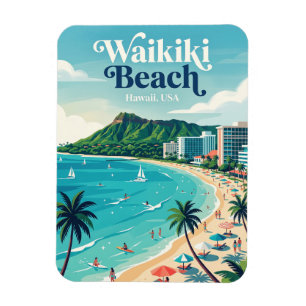 Imán Playa Waikiki Hawaii