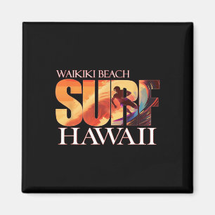 Imán Playa Waikiki Hawaii Islas Hawaianas Surf Para Hom