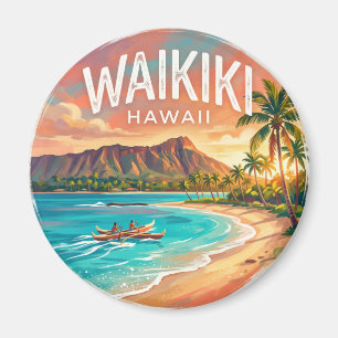 Imán Playa Waikiki, Oahu Hawái