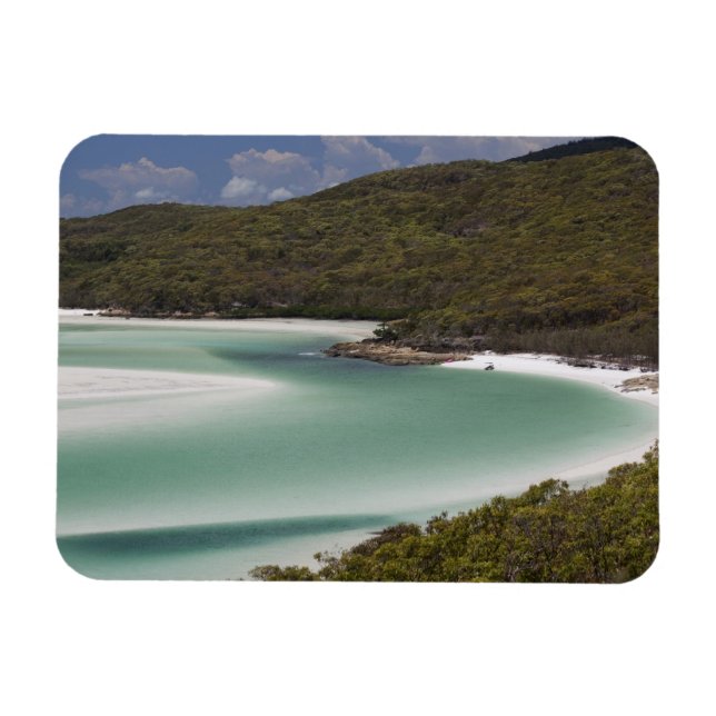 Imán Playa Whitehaven, Hill Inlet, Tounge Point, (Horizontal)