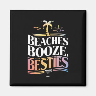 Imán Playas, alcohol y amigas árbol de coco verano