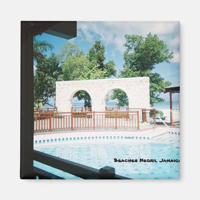 Imán Playas Negril Jamaica (Frente)