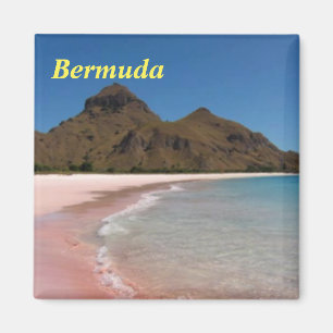 Imán Playas rosas de Bermuda