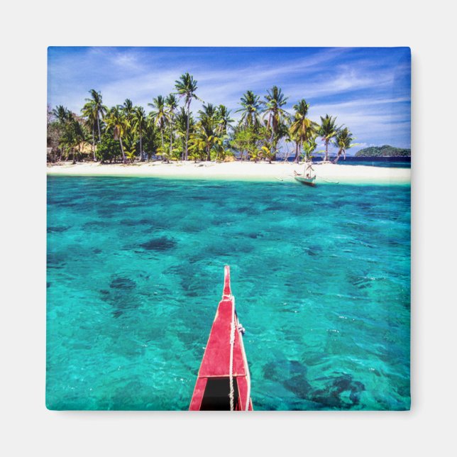 Imán Playas tropicales | El Nido, Filipinas, Palawan (Frente)