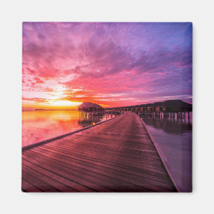 Imán Playas tropicales   Maldives Sunset