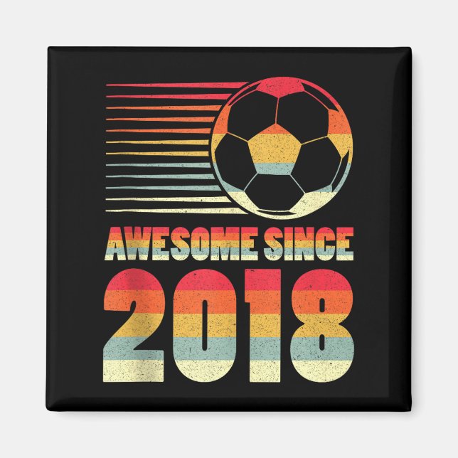 Imán Playera sin mangas para el 8º cumpleaños de fútbol (Frente)