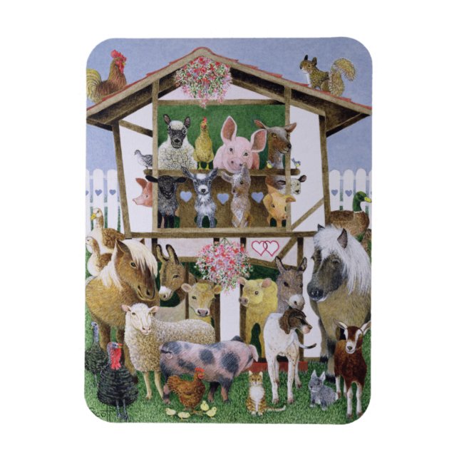 Imán Playhouse de animales (Vertical)