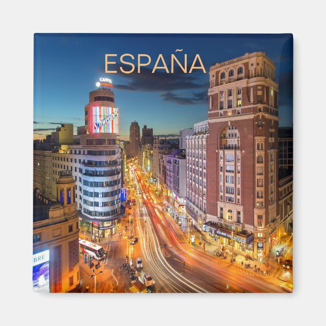 imán Plaza Callao de Madrid en España (Frente)