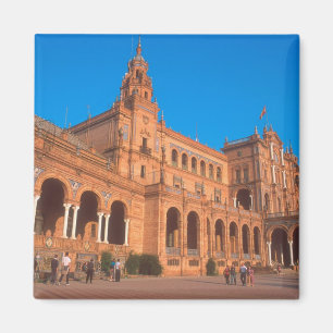 Imán Plaza de España en Sevilla.