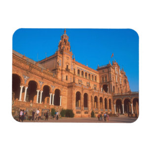 Imán Plaza de España en Sevilla, España.