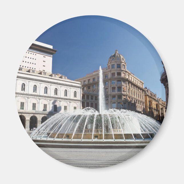 Imán Plaza De Ferrari, Génova, Italia (Frente)