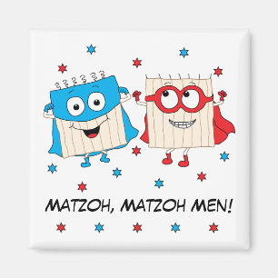 Imán Plaza de la Pascua de Magnet "Matzoh Men"