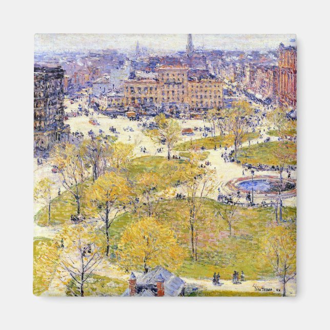 Imán Plaza de la Unión en primavera por Frederick Child (Frente)