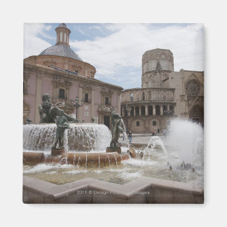 Imán Plaza De La Virgen Y Basílica De La Virgen