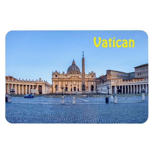 Imán Plaza de San Pedro en Ciudad del Vaticano - Roma,  (Horizontal)