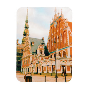 Imán Plaza del ayuntamiento de Riga