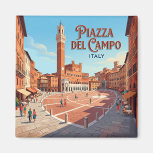 Imán Plaza del Campo Siena Italia