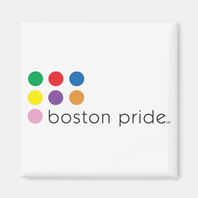 Imán Plaza del Magnet del Orgullo de Boston (Frente)